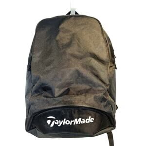 TaylorMade Backpack Black Golf Caddy Carry On Computer Travel Bag TM 3.0